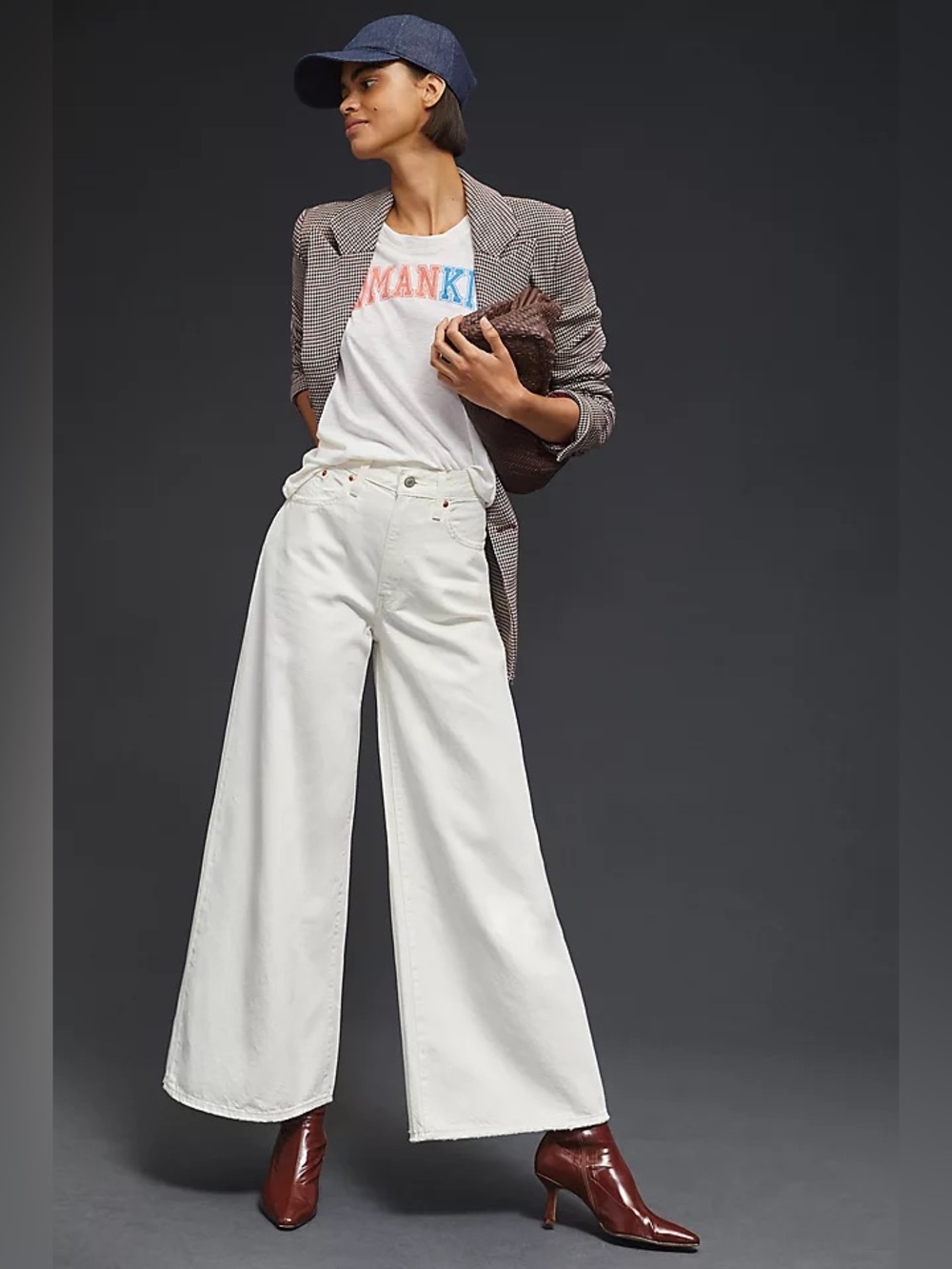 Levi's XL Flood Wide-Leg Jeans in White NWT